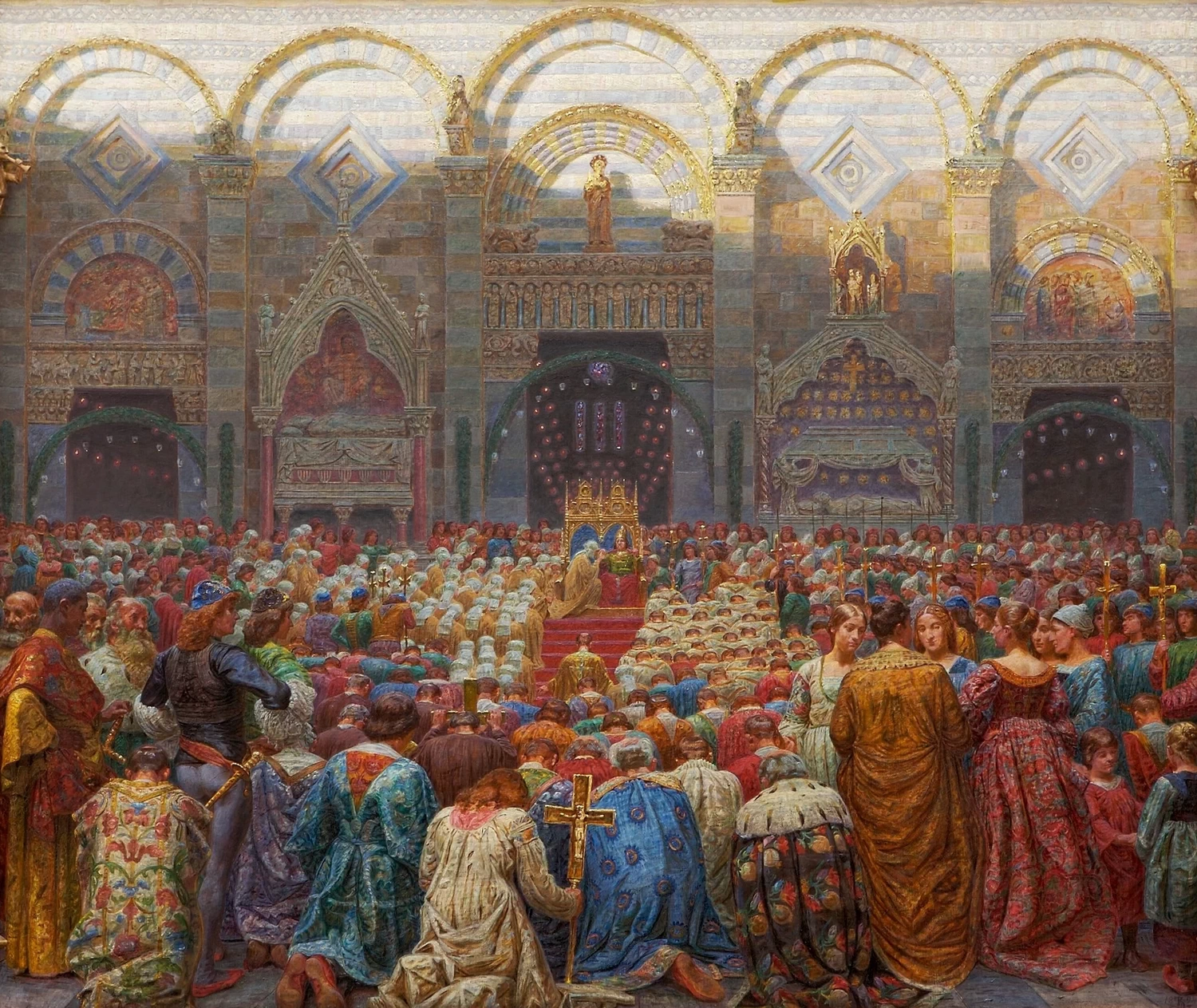 Kristian Zahrtmann - Le nozze misteriose a Pistoia, Museo d'arte di Bornholm